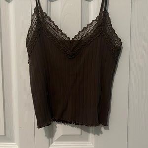 brown american eagle cami - size s